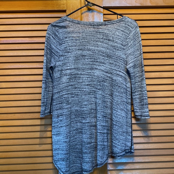 Three Dots asymmetric tunic top, small - Picture 2 of 2